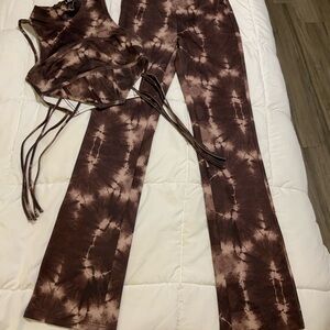 I.AM.GIA Chocolate Tie-Dye Jumpsuit